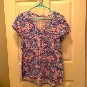 Lilly Pulitzer Etta V Neck Top